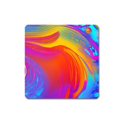 Liquid Art Pattern Square Magnet by GardenOfOphir