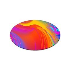 Liquid Art Pattern Sticker Oval (10 Pack) by GardenOfOphir