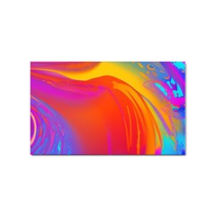 Liquid Art Pattern Sticker Rectangular (100 Pack) by GardenOfOphir