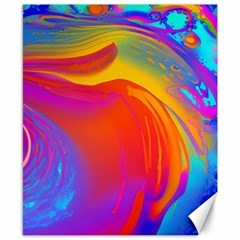 Liquid Art Pattern Canvas 8  X 10  by GardenOfOphir