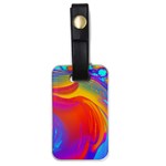 Liquid Art Pattern Luggage Tag (one side) Front