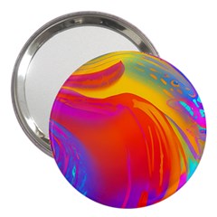 Liquid Art Pattern 3  Handbag Mirrors by GardenOfOphir