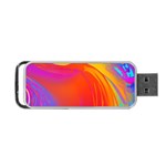 Liquid Art Pattern Portable USB Flash (One Side) Front