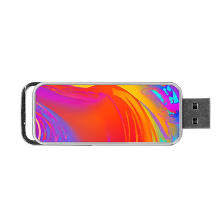 Liquid Art Pattern Portable USB Flash (One Side)