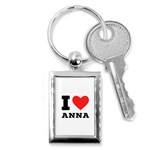 I love anna Key Chain (Rectangle) Front