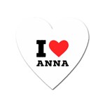 I love anna Heart Magnet Front