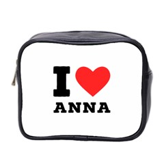 I Love Anna Mini Toiletries Bag (two Sides) by ilovewhateva