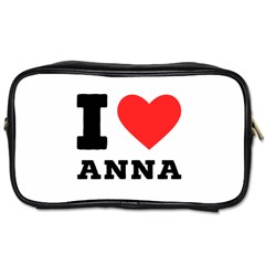 I Love Anna Toiletries Bag (two Sides) by ilovewhateva