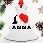 I love anna Ornament (Christmas Tree)  Front