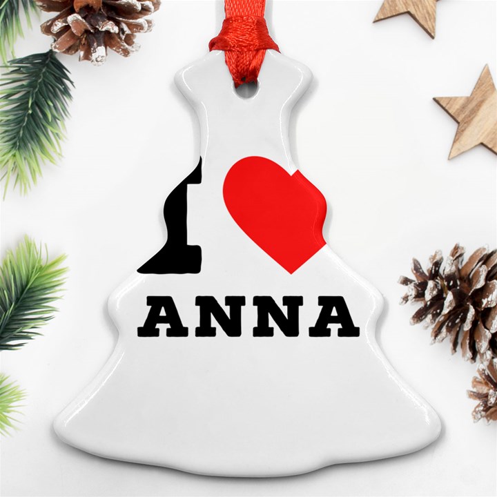 I love anna Ornament (Christmas Tree) 