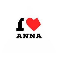 I Love Anna Wooden Puzzle Triangle by ilovewhateva