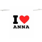 I love anna Lightweight Drawstring Pouch (XL) Front