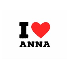 I Love Anna Premium Plush Fleece Blanket (extra Small) by ilovewhateva