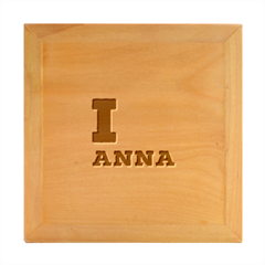 I Love Anna Wood Photo Frame Cube by ilovewhateva