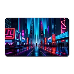 City People Cyberpunk Magnet (rectangular) by Jancukart