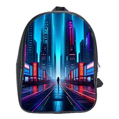 City People Cyberpunk School Bag (xl)