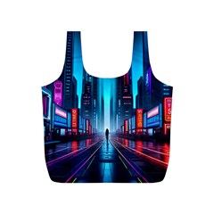 City People Cyberpunk Full Print Recycle Bag (s)