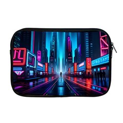 City People Cyberpunk Apple Macbook Pro 17  Zipper Case by Jancukart