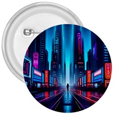 City People Cyberpunk 3  Buttons by Jancukart