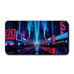 City People Cyberpunk Medium Bar Mat by Jancukart