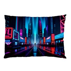 City People Cyberpunk Pillow Case