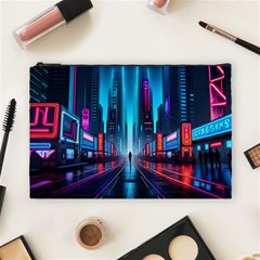 City People Cyberpunk Cosmetic Bag (large)