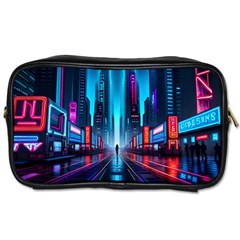 City People Cyberpunk Toiletries Bag (one Side) by Jancukart