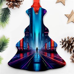 City People Cyberpunk Ornament (christmas Tree) 