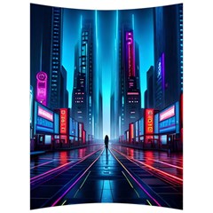 City People Cyberpunk Back Support Cushion by Jancukart