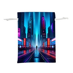 City People Cyberpunk Lightweight Drawstring Pouch (m)