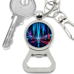 City People Cyberpunk Bottle Opener Key Chain