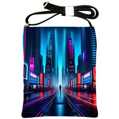 City People Cyberpunk Shoulder Sling Bag