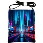 City People Cyberpunk Shoulder Sling Bag Front