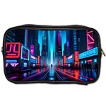 City People Cyberpunk Toiletries Bag (Two Sides) Front