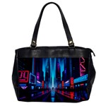 City People Cyberpunk Oversize Office Handbag Front