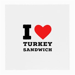 I Love Turkey Sandwich Medium Glasses Cloth by ilovewhateva