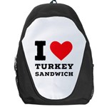 I love turkey sandwich Backpack Bag Front