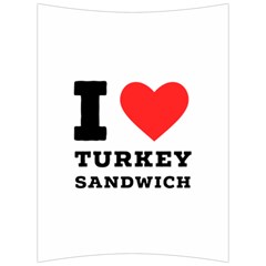 I Love Turkey Sandwich Back Support Cushion by ilovewhateva