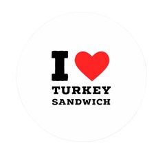 I Love Turkey Sandwich Mini Round Pill Box (pack Of 3) by ilovewhateva