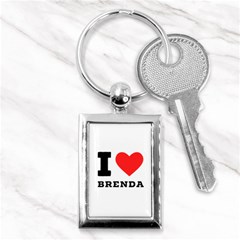 I Love Brenda Key Chain (rectangle) by ilovewhateva