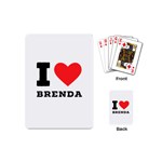 I love brenda Playing Cards Single Design (Mini) Back