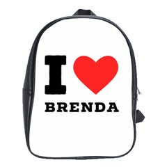 I Love Brenda School Bag (xl)