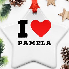 I Love Pamela Ornament (star) by ilovewhateva