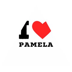 I Love Pamela Wooden Puzzle Triangle by ilovewhateva