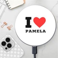 I Love Pamela Wireless Fast Charger(white) by ilovewhateva