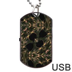 Flytrap Dog Tag Usb Flash (one Side) by MRNStudios