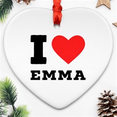 I Love Emma Ornament (heart) by ilovewhateva