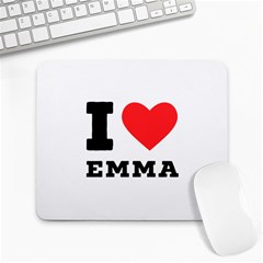 I Love Emma Large Mousepad by ilovewhateva