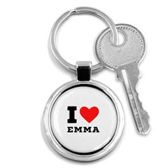 I Love Emma Key Chain (round) by ilovewhateva