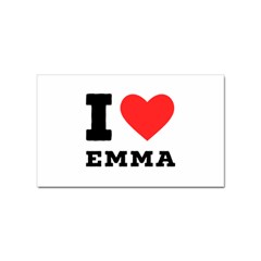 I Love Emma Sticker (rectangular) by ilovewhateva